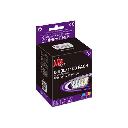 Tinteiro Compatível p/ Brother DCP145C/165C - Pack Uprint